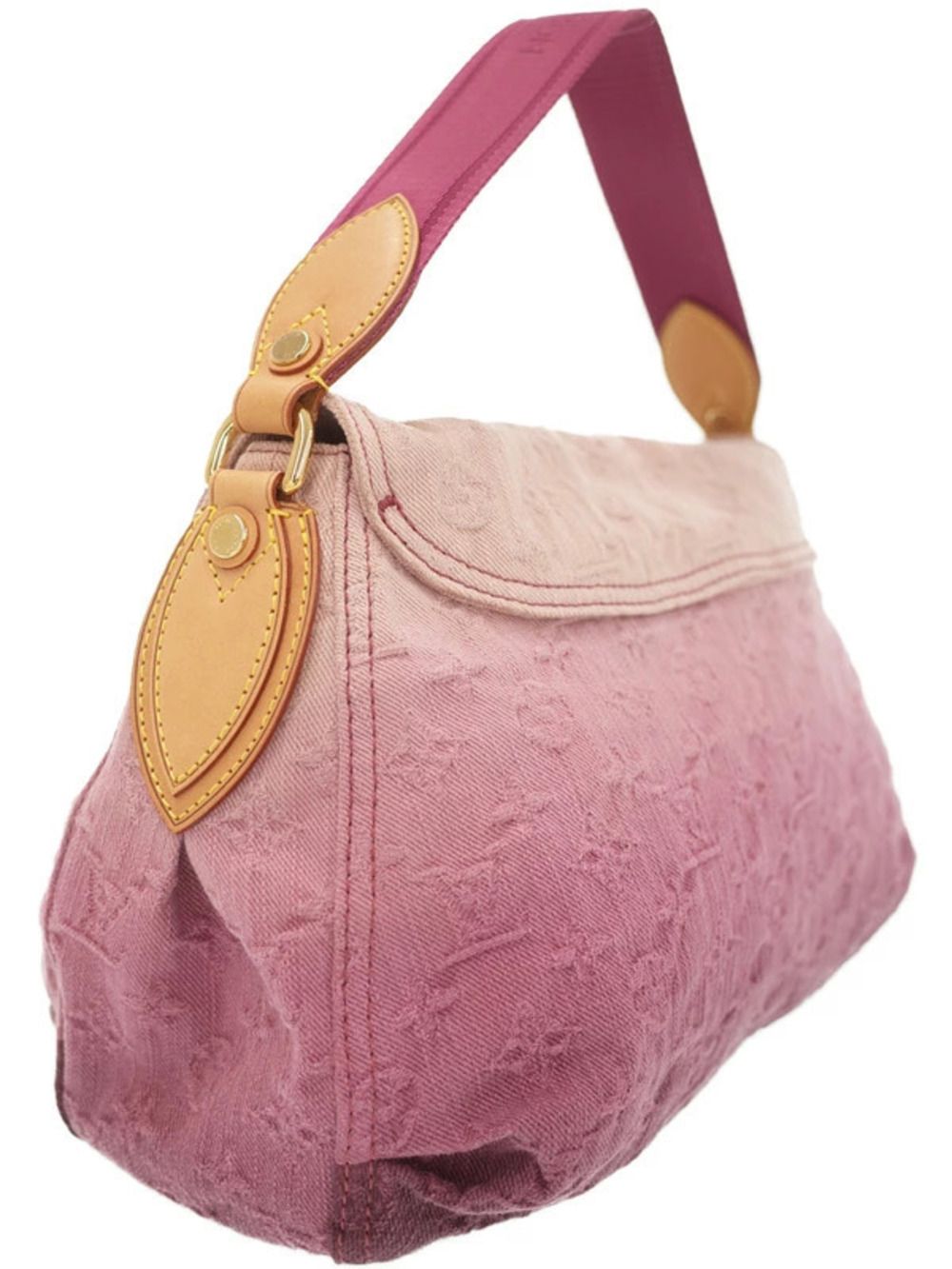 Louis Vuitton Monogram Sunray Bag Denim Hobo Blue
